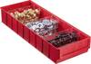 Allit 456571 Opbevaringskasser Levnedsmiddelegnet (L x B x H) 500 x 185 x 81 mm Rød 1 stk