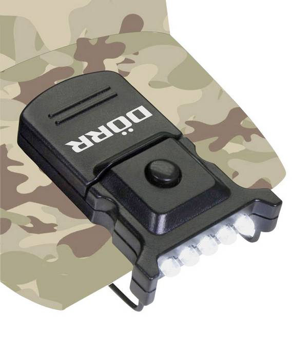 DÖRR CL-5 z klipsem LED (RGB) Cap-Light  Batteridrevet 10 lm  980397