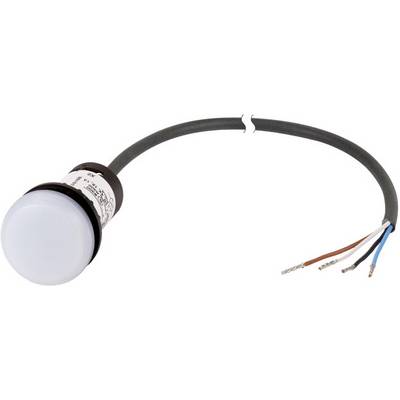 En kabelført elektrisk sensor med sort kabinet og flere blottede ledninger i enden af kablet.