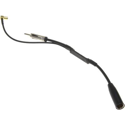 Antenne-adapter med sort kabel, med en han- og en hunstik. Bruges til at forbinde radio og køretøjsantenne.