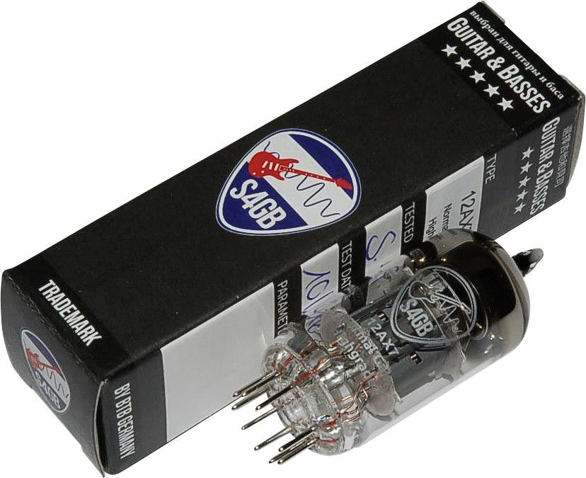 BTB Vertrieb 12AX7-S4GB Normal Gain Elektronrør Udvalgt til Guitar & Bas Dobbelttriode Poltal: 9 Sokkeltype: Noval Indhold 1 stk