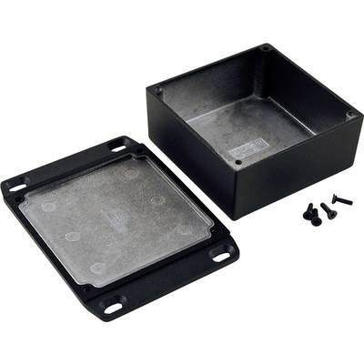 Hammond Electronics 1590WYFLBK Universalkabinet 92 x 92 x 42 Aluminium Sort 1 stk