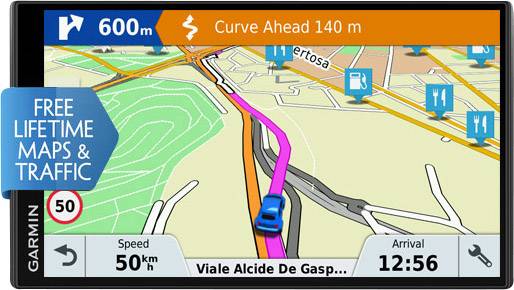 Navigation 6.95 tommer Garmin DriveSmart 61 LMT-D EU | Conradelektronik.dk