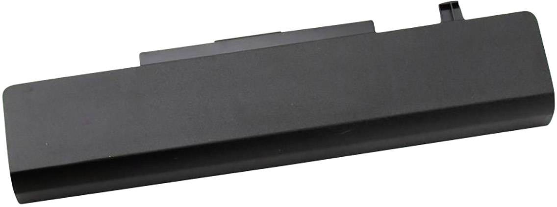 Sort laptopbatteri i rektangulær form, egnet som reservedel til bærbare computere.