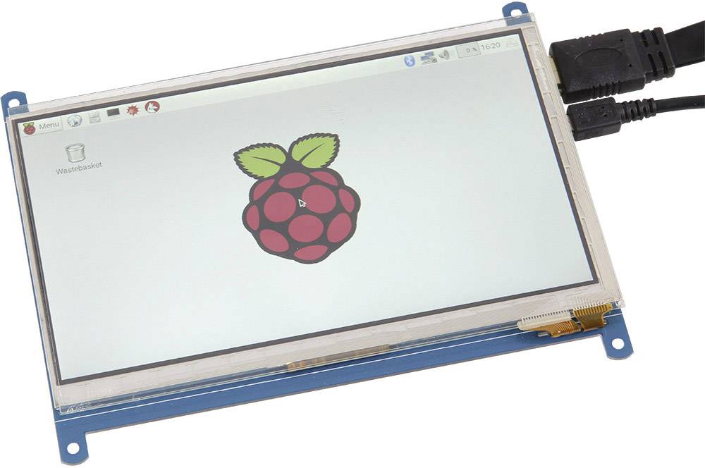 RB-LCD7.2 Touchscreen-modul 17.8 cm (7 tommer) 1024 x 600 Pixel Passer til: Raspberry Pi | Conradelektronik.dk