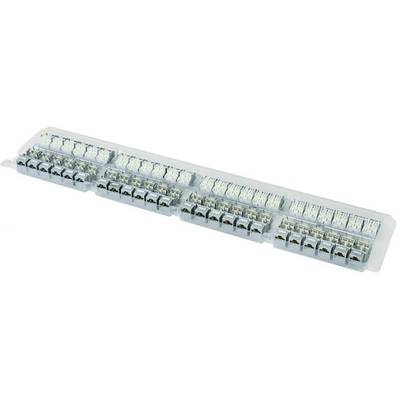 Telegärtner J00029A2111 RJ-stikforbindelse 100023199 RJ45 koblingskabinet Zinkgrå 24 stk