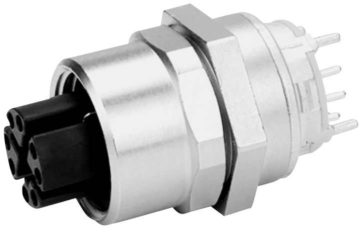 Telegärtner 100007427 Sensor-, aktuator-stik, M12 Tilslutning, indbygning Pol-tal (RJ): 8 1 stk