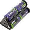 MPD BU1-M-402 Batteriholder 6 R14 (C) Kontaktpol (L x B x H) 112 x 53 x 48 mm