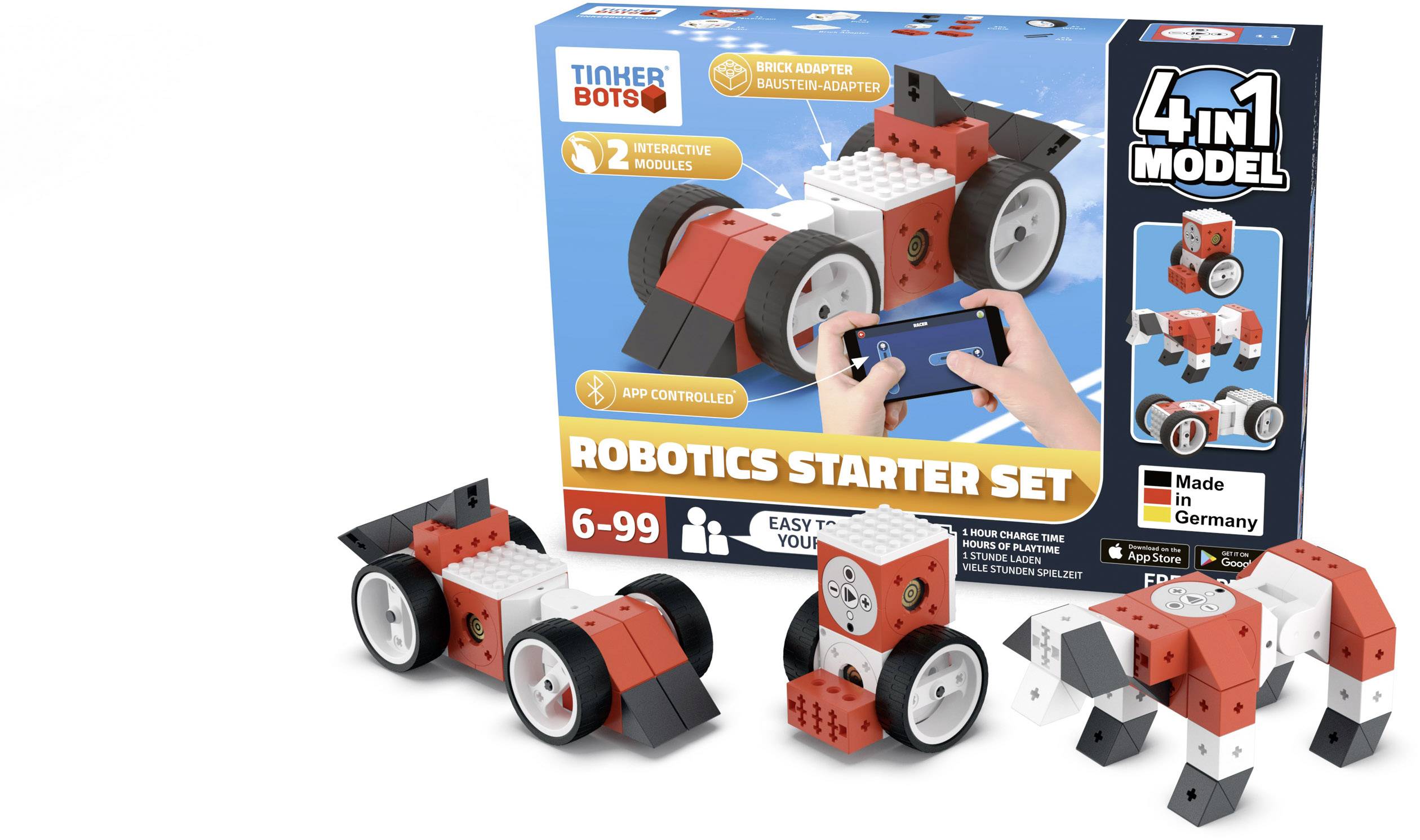 TINKERBOTS Robot Byggesæt Advanced Builder Set 1575990 ...