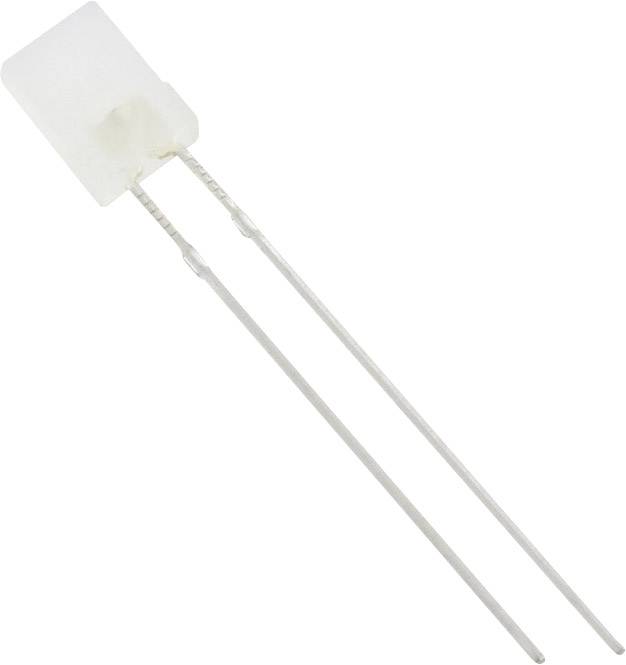 Elektronisk komponent med rektangulær kasse og to lange metalben, sandsynligvis en temperatur- eller fugtighedssensor.