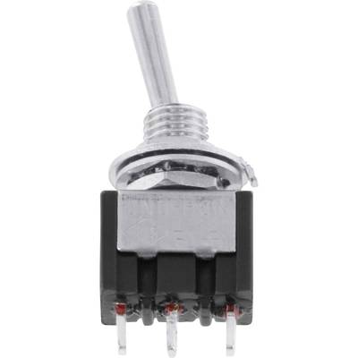 TRU COMPONENTS TC-MK313 TC-MK313 Vippeafbryder 125 V/AC 1 x On/Off/On Klikkende/0/Klikkende 1 stk