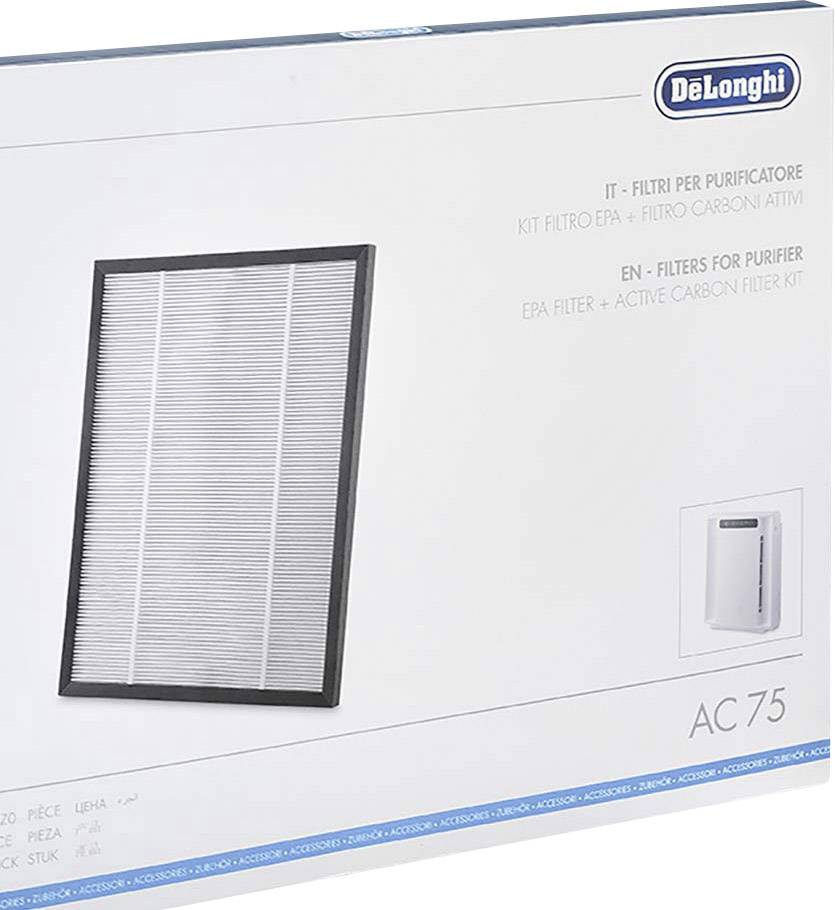 DeLonghi 5513710001 EPA-/Aktivkulfilter Sort