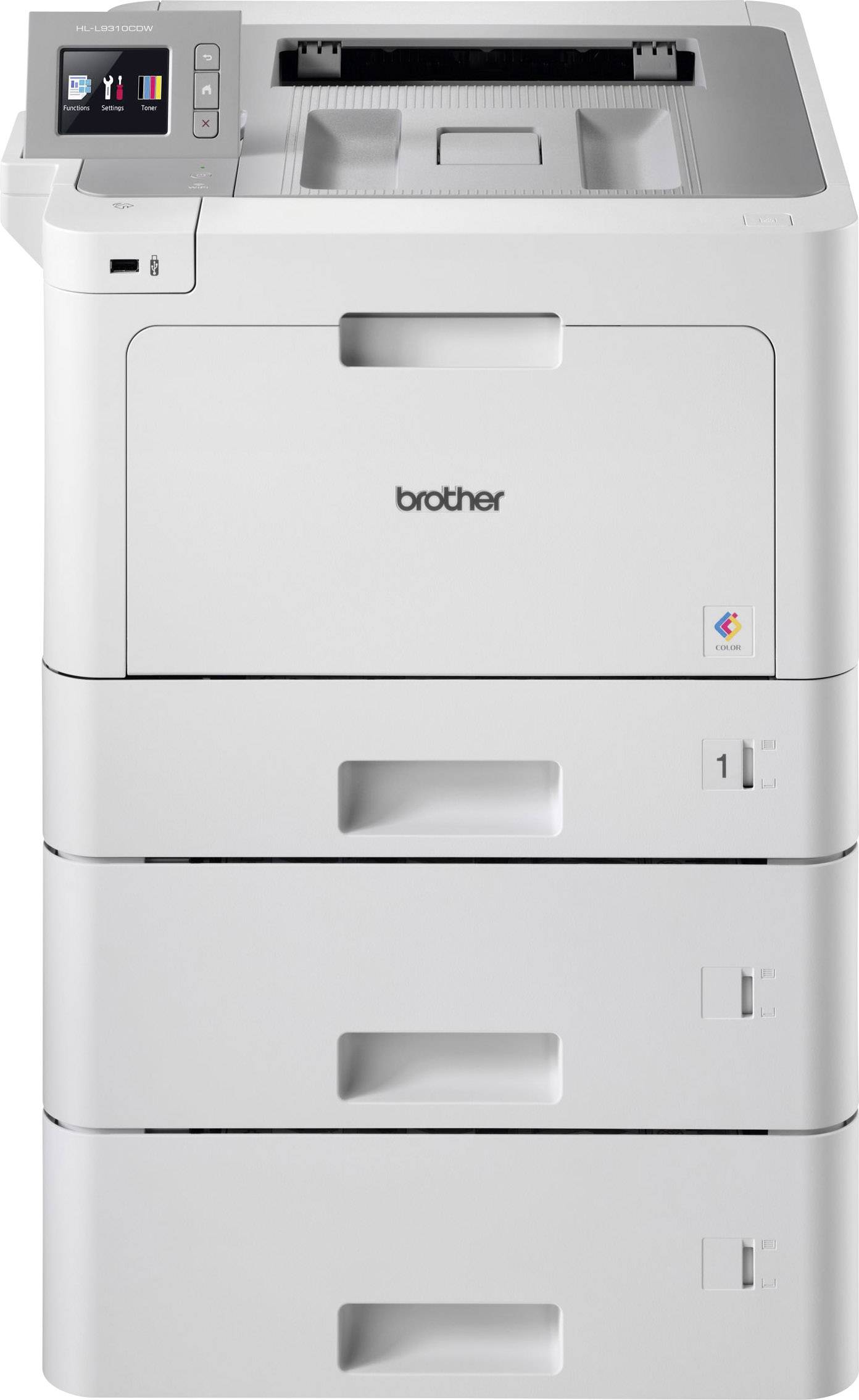 Brother HL-L9310CDWTT Inkjetprinter Laser, farve Farve A4 31 S./min 31 S./min 2400 x 600 dpi LAN, WLAN, NFC, Duplex