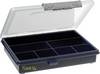 raaco Assorter 6-7 Sortimentskasse (L x B x H) 175 x 143 x 32 mm Antal fag: 7 Fast underopdeling Box Indhold 1 stk