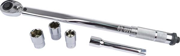 Brüder Mannesmann  M18300 Momentnøgle-sæt  Med reversibel skralde 1/2" (12,5 mm) 40 - 210 Nm