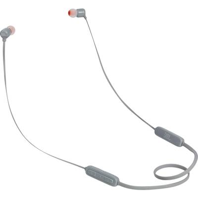 JBL T110BT   In Ear hovedtelefoner Bluetooth®  Grå  