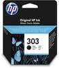 HP Blæk 303 Original Sort T6N02AE Blæk