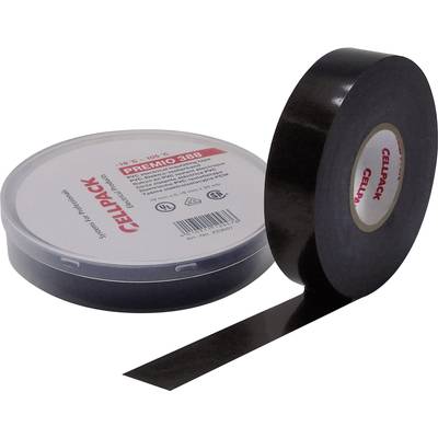 CellPack Cellpack 223605 Isoleringsbånd Premio 388 Sort (L x B) 6 m x 19 mm 1 stk