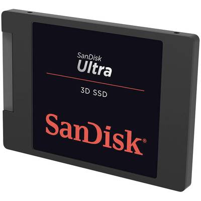 SanDisk Ultra® 3D 500 GB Intern SSD-harddisk 2.5" SATA 6 Gb/s Retail SDSSDH3-500G-G25