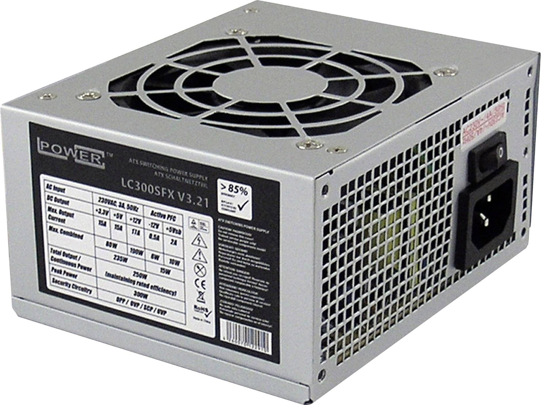 biografi hierarki Kvadrant LC Power LC300SFX PC-strømforsyning 300 W SFX Uden certificering |  Conradelektronik.dk