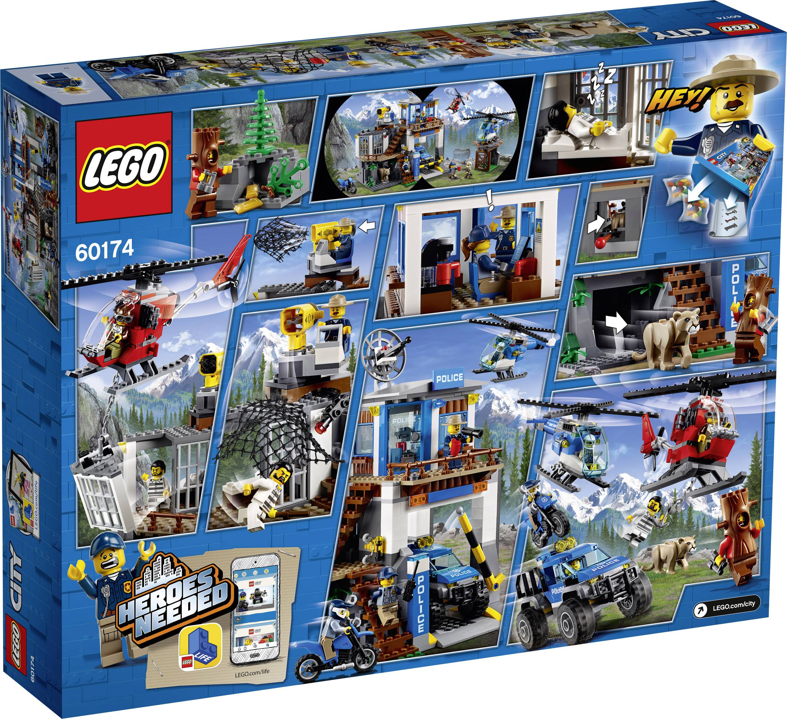 60174 LEGO® CITY Er af bjerg politi |