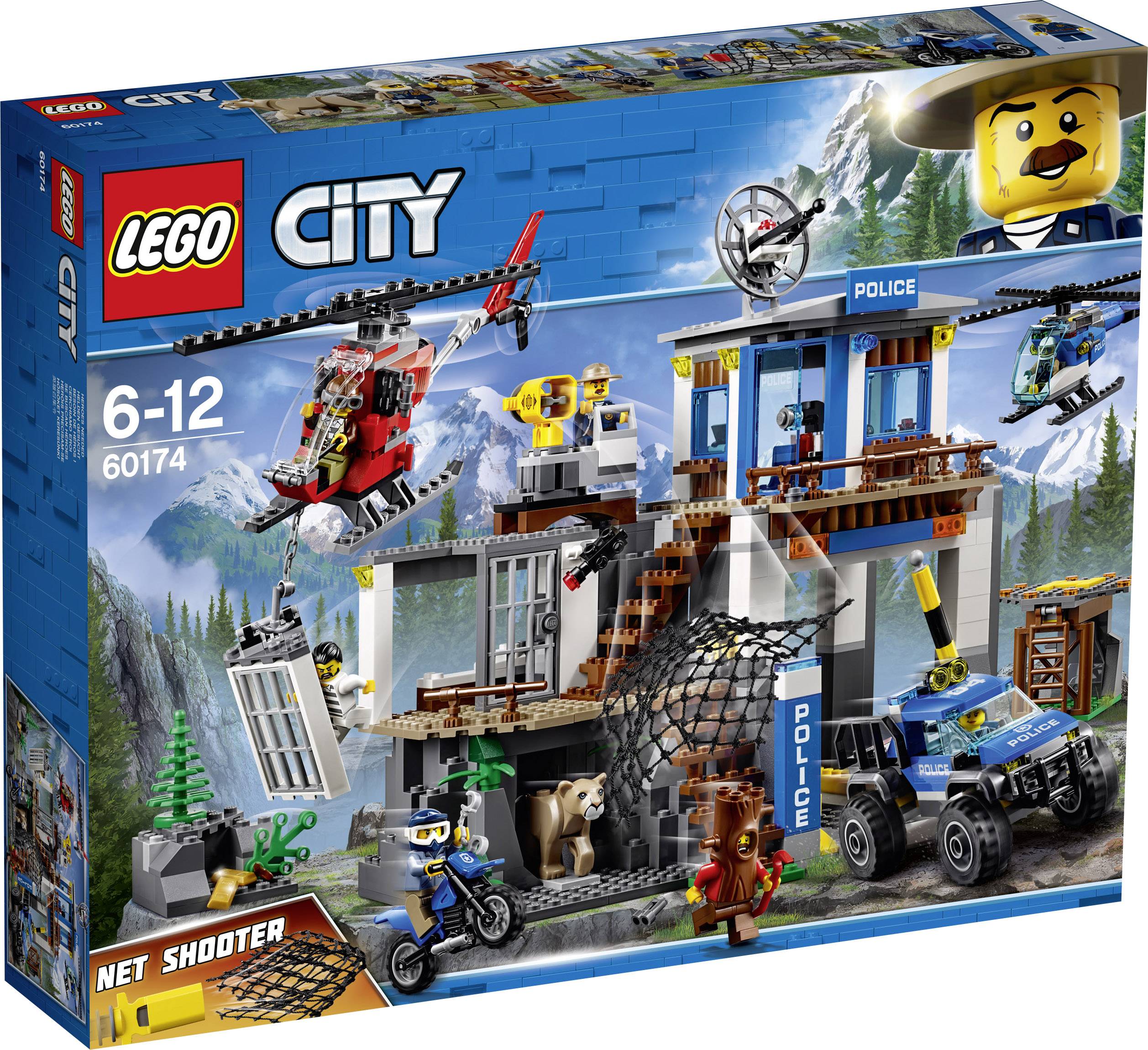60174 LEGO® Er rigeligt med tilslutningsmuligheder bjerg politi købe