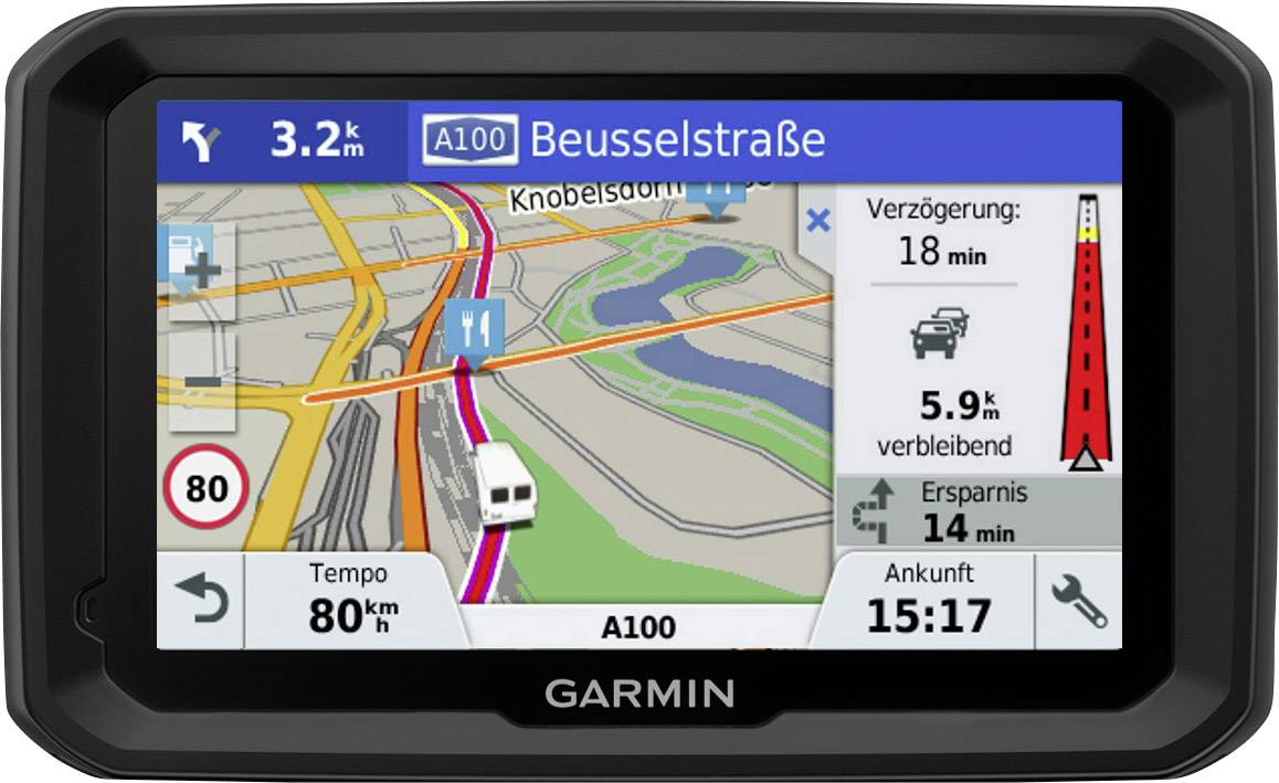 Lastbil-navigation 5 tommer Garmin 580 Europa | Conradelektronik.dk