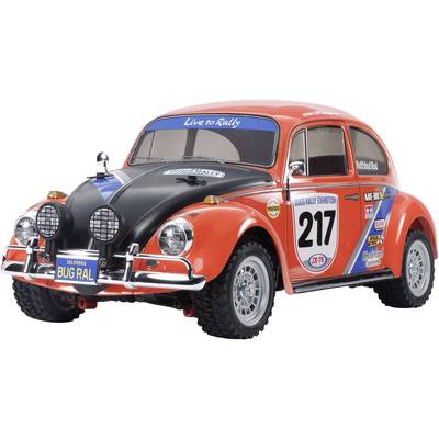 Tamiya 1:10 RC-modelbil Elektronik Vejmodel VW Beetle Rallye Brushed Firehjulstræk (4WD) Byggesæt MF-01X