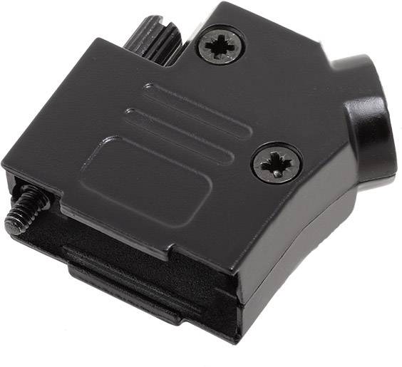 encitech D45ZK09-BK-K 6560-0116-11 D-SUB-kabinet Poltal: 9 Helmetal 45 ° Sort 1 stk