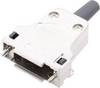 encitech DTZK25-RG-K DTZK25-RG-K D-SUB-kabinet Poltal: 25 Helmetal 180 ° Sølv 1 stk