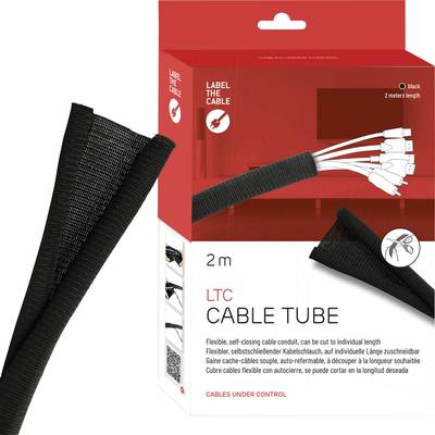 Label the Cable LTC 5110 19 tommer Kabelslange Sort