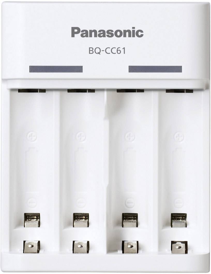 Panasonic BQ-CC61 Oplader til runde celler NiMH R03 (AAA), R6 (AA)