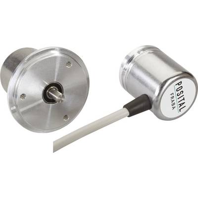 På billedet ses to metalliske, runde sensorer forbundet med et kabel. Den ene sensor viser en markeret forside, den anden er afbildet fra siden.