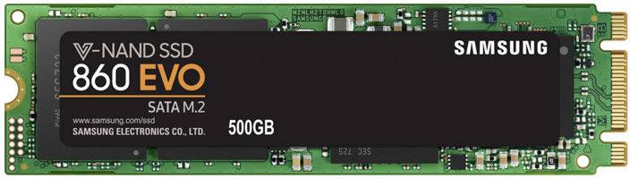 Samsung 860 500 GB SATA SSD 2280 M.2 SATA 6 Gb/s Retail MZ-N6E500BW | Conradelektronik.dk