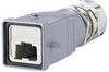 Metz Connect METZ CONNECT - BTR E-DAT Industry IP67 V5 metal plug housing RJ-stikforbindelse 1401065000ME Tyllehus Grå 1 stk