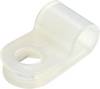 TRU COMPONENTS Befæstigelsesbånd Skruebar TC-6645704 Bundt-Ø-område 5 mm (max) Transparent 100 stk
