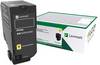 Lexmark Tilbagelevering tonerpatron CS827 CX827 Original Gul 15000 Sider 73B20Y0