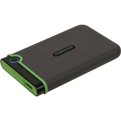 Transcend StoreJet® 25M3S Slim 1 TB Ekstern harddisk 6,35 cm (2,5") USB-A (USB 3.1 Gen 1) Jerngrå TS1TSJ25M3S