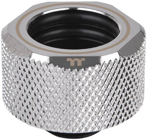 Thermaltake Pacific C-PRO G1/4 PETG Tube 16mm OD Compression - Chrome Vandkøling-fitting