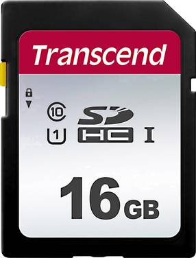 Transcend Premium 300S SDHC-kort  16 GB Class 10, UHS-I, UHS-Class 1