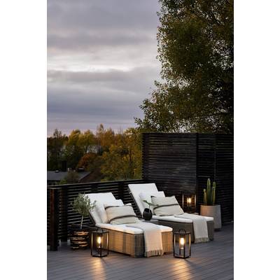 Konstsmide 7532-750 Bologna Havelampe Laterne LED (RGB) E27 40 W Sort