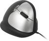 R-GO Tools RGOHELA Ergonomisk mus USB Størrelse: L Optisk Sort, Sølv 4 Knapper 3500 dpi Ergonomisk korrekt