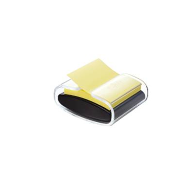 Post-it Post-It-dispenser PRO-B1Y max. antal blade: 90 ark Gul Containerfarve: Sort (transparent)