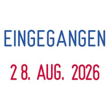 24. aug. 2026 modtaget i blå og rød skrift.