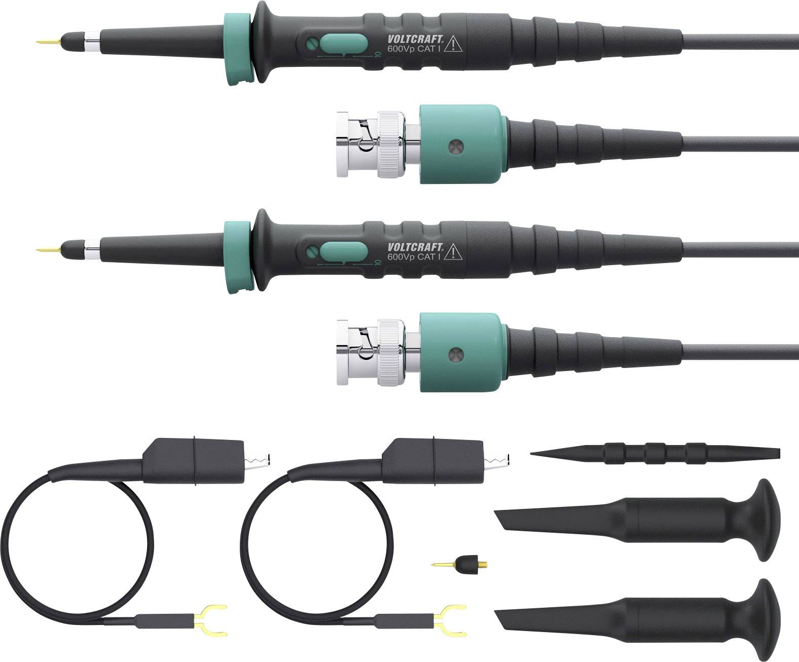 VOLTCRAFT PP-312 Måleprobe 20 MHz, 250 MHz 1:1, 10:1 400 V, 600 V