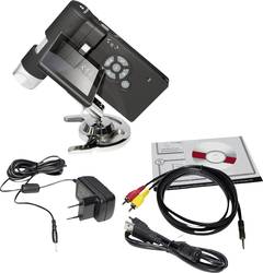 TOOLCRAFT USB mikroskop med skærm 5 Digital forstørrelse (max.): | Conradelektronik.dk
