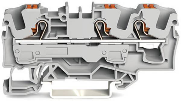 WAGO 2206-1301 Gennemgangsklemme 7.50 mm Push-In-klemme  Grøn, Gul 1 stk