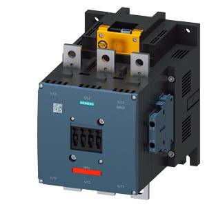 En elektrisk effektafbryder med grå kabinet og gul skilleafbryder øverst, som bruges til beskyttelse af elektriske systemer.