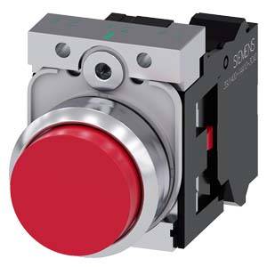 Siemens 3SU11500BB203CA0 3SU1150-0BB20-3CA0 Trykknap Tastende 1 stk-0