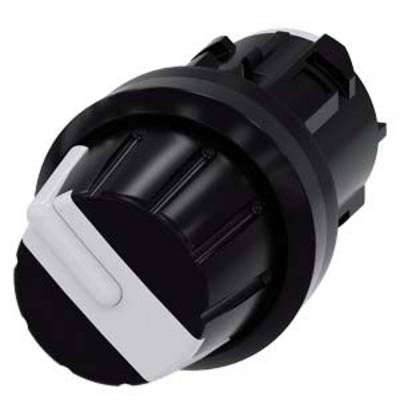 Siemens 3SU10002AS600AA0 3SU1000-2AS60-0AA0 Drejekontakt Knap Hvid 2 x 360 ° 1 stk